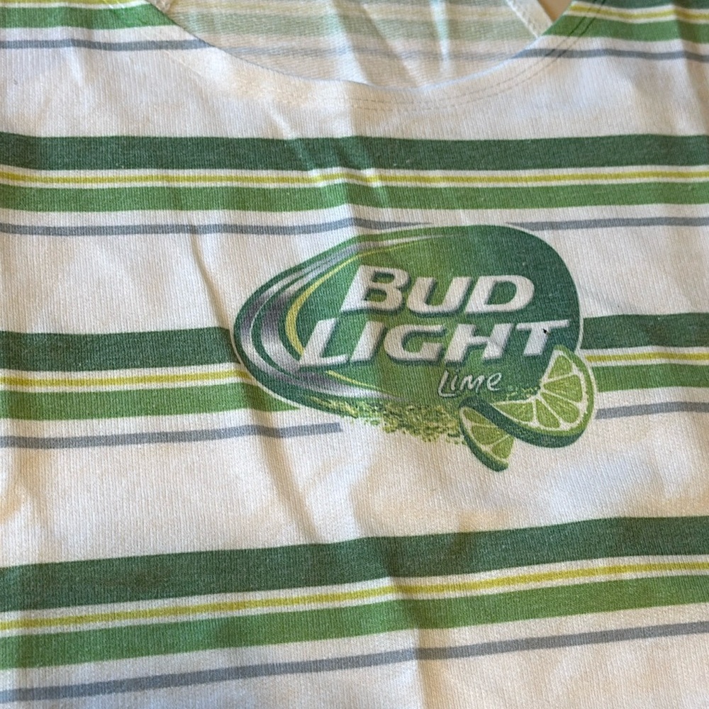 NWT- Bud Light racer back tank top- XL